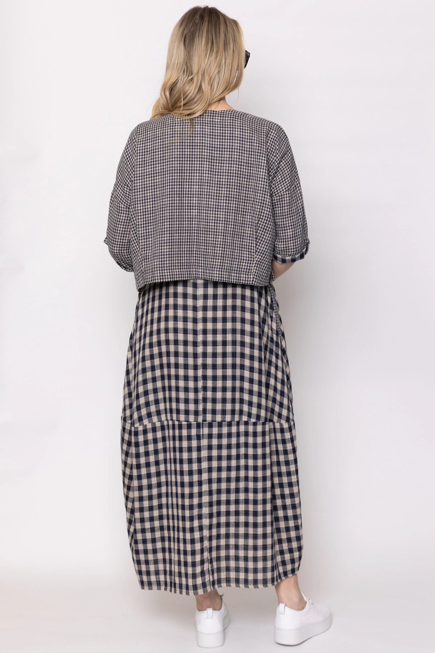 Thelma Jacket - Blue Gingham