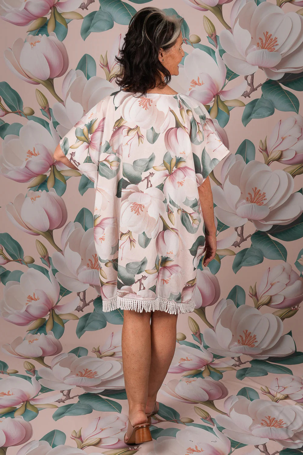 Towel Poncho - Magnolia Frenzy