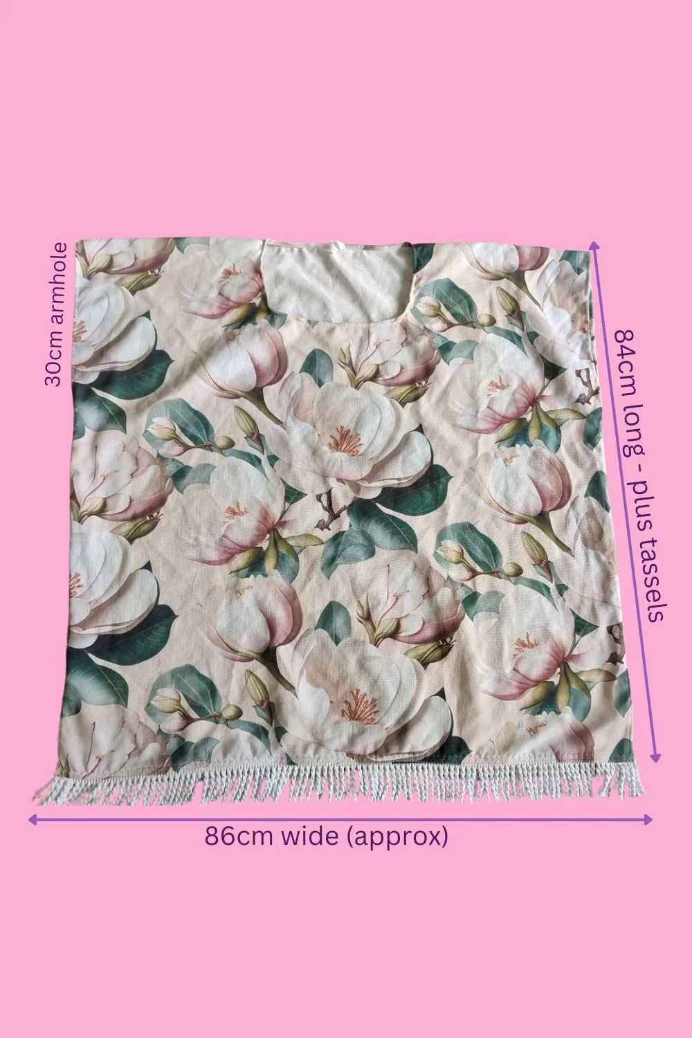 Towel Poncho - Magnolia Frenzy