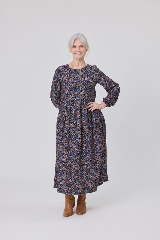 Kimmi Dress - Blue Cat