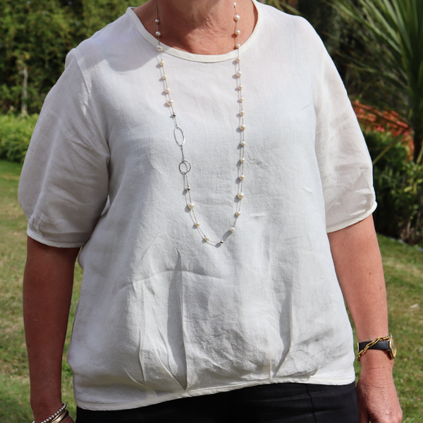 Carter Linen Top