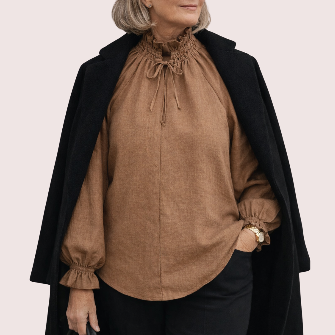 Carter The Label - Linen Frill Top