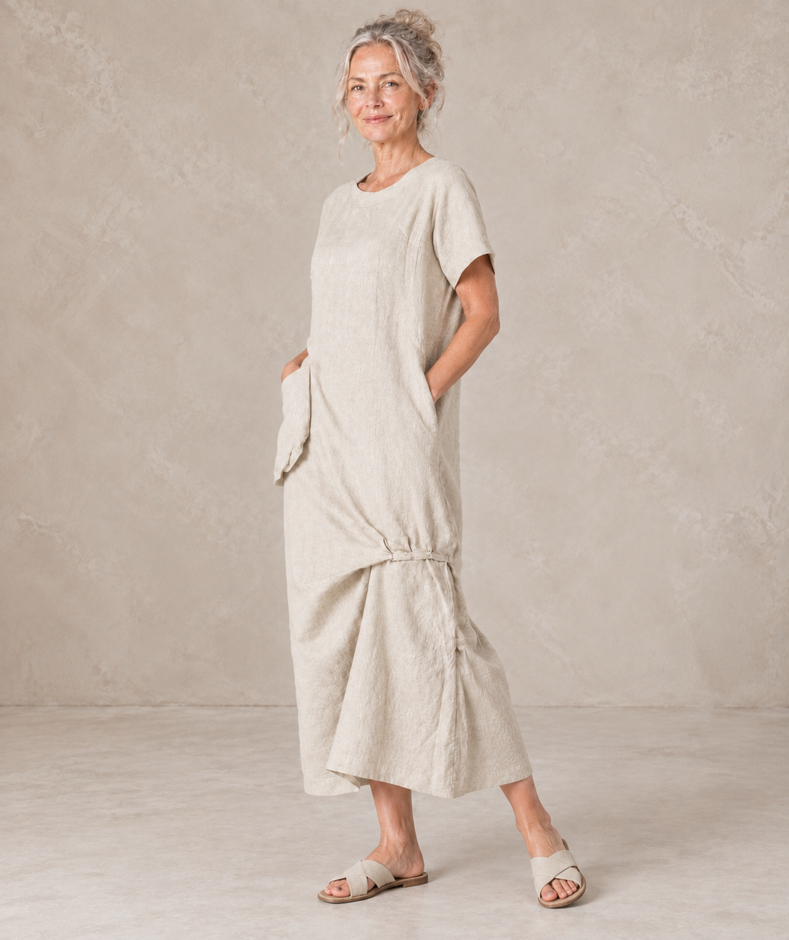 Amandieu Dress - 100% Linen