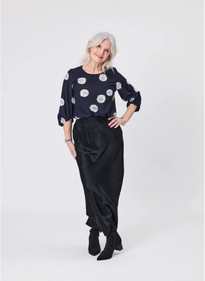 Annette Top - Black Dot
