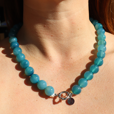 Club Paris Mint Stone Necklace