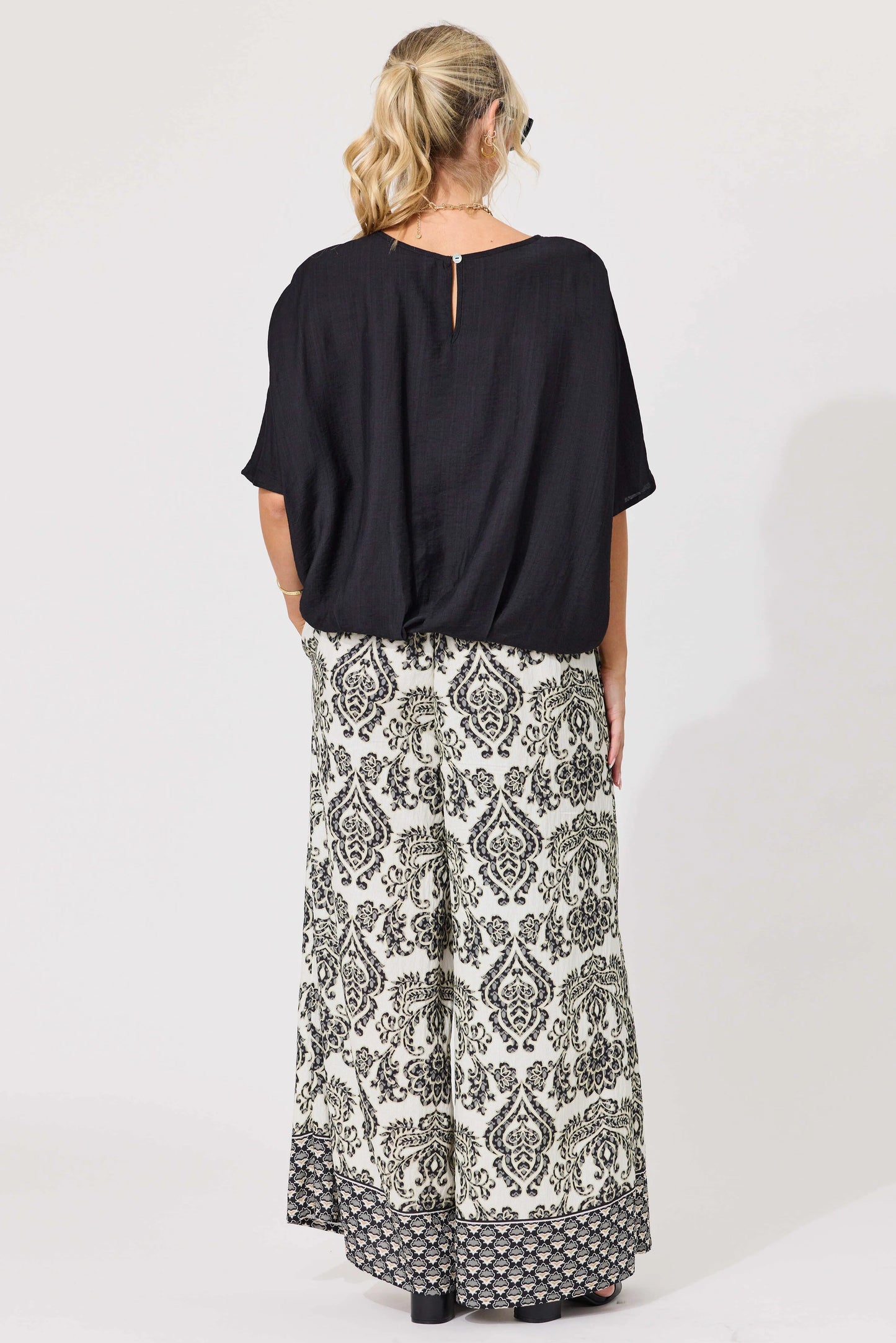 India Pants - Black Persian
