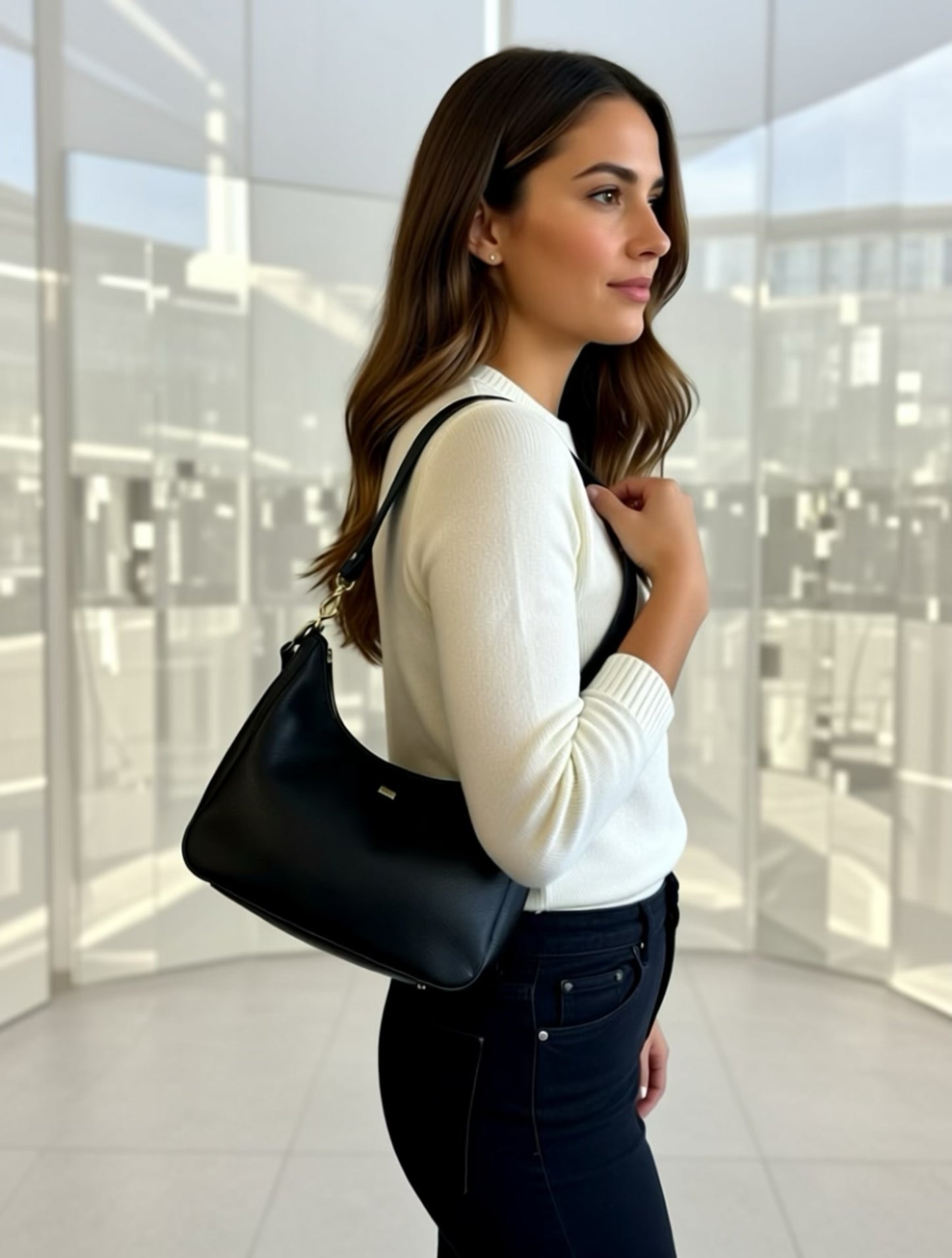 Baron - Chantelle Handbag/Scoop Shape - Navy