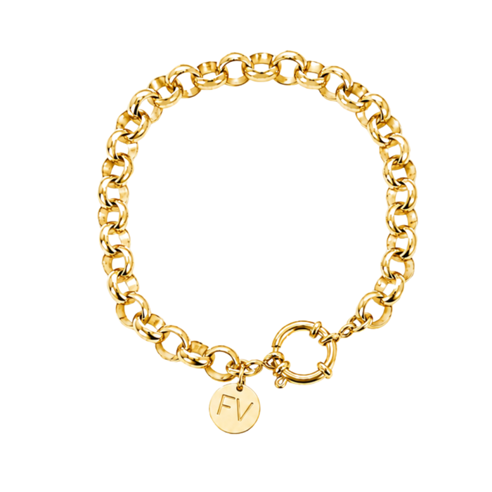 Steel Me YG Belcher Chain Bracelet