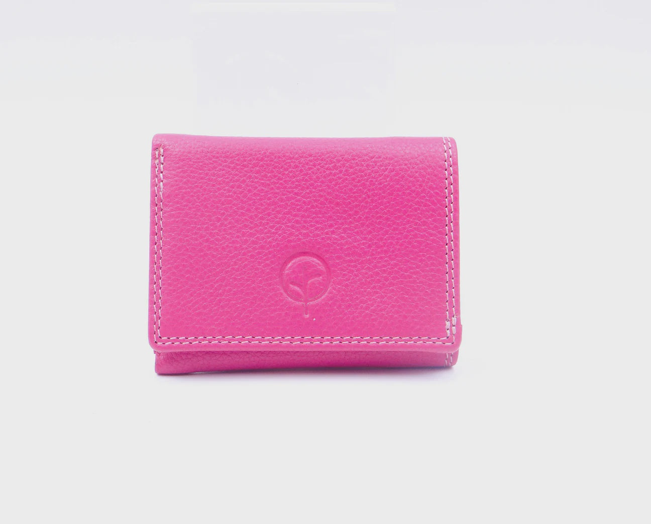 Leather Card/Cash Tri-fold Wallet