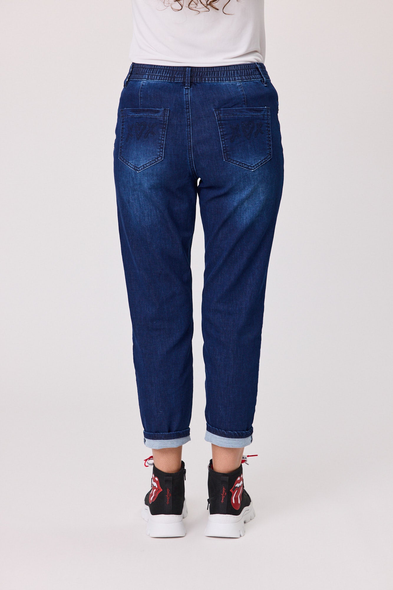 Classified 7/8 Jean & Heart Button