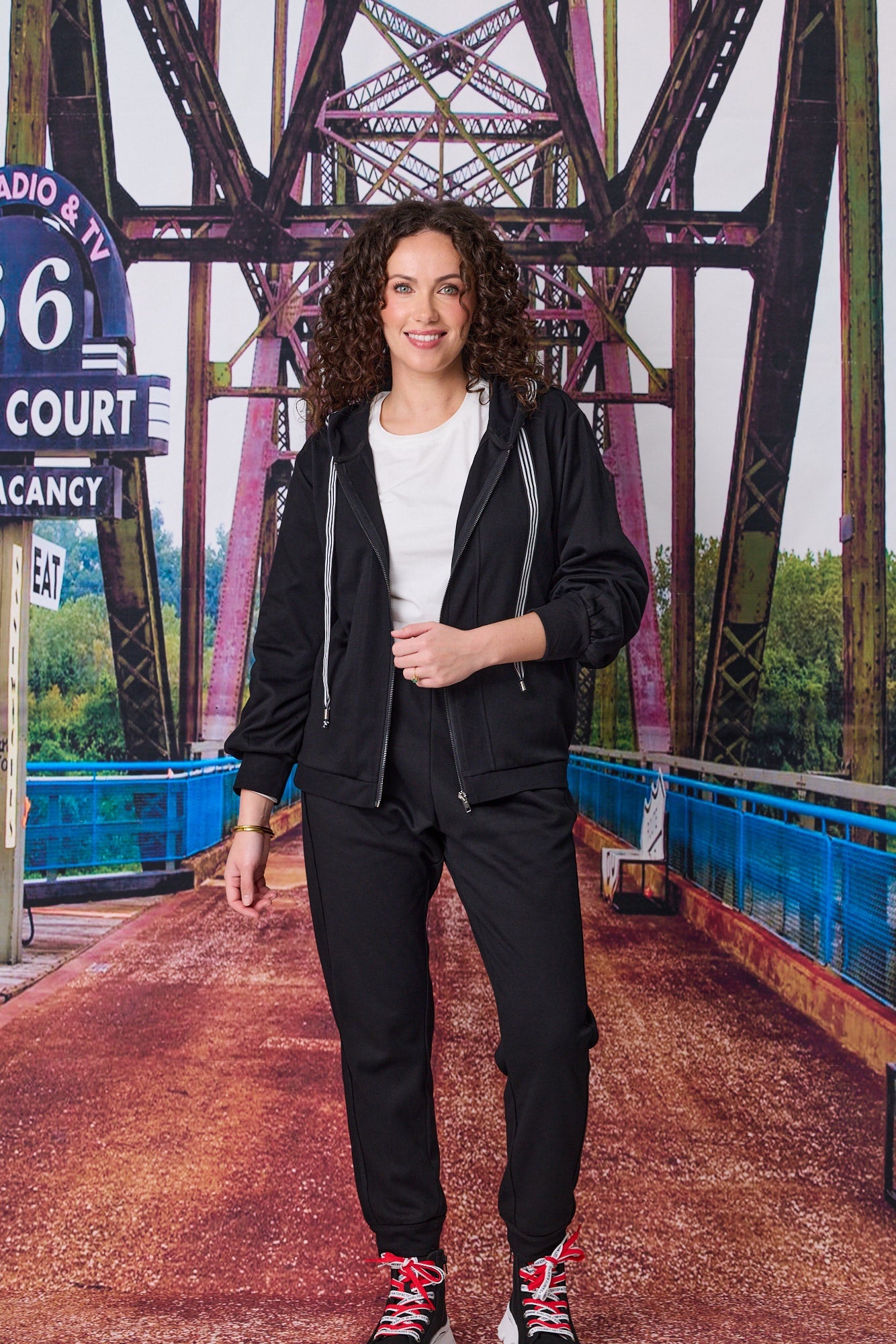 Aspen Hooded Fleece Jacket - Black