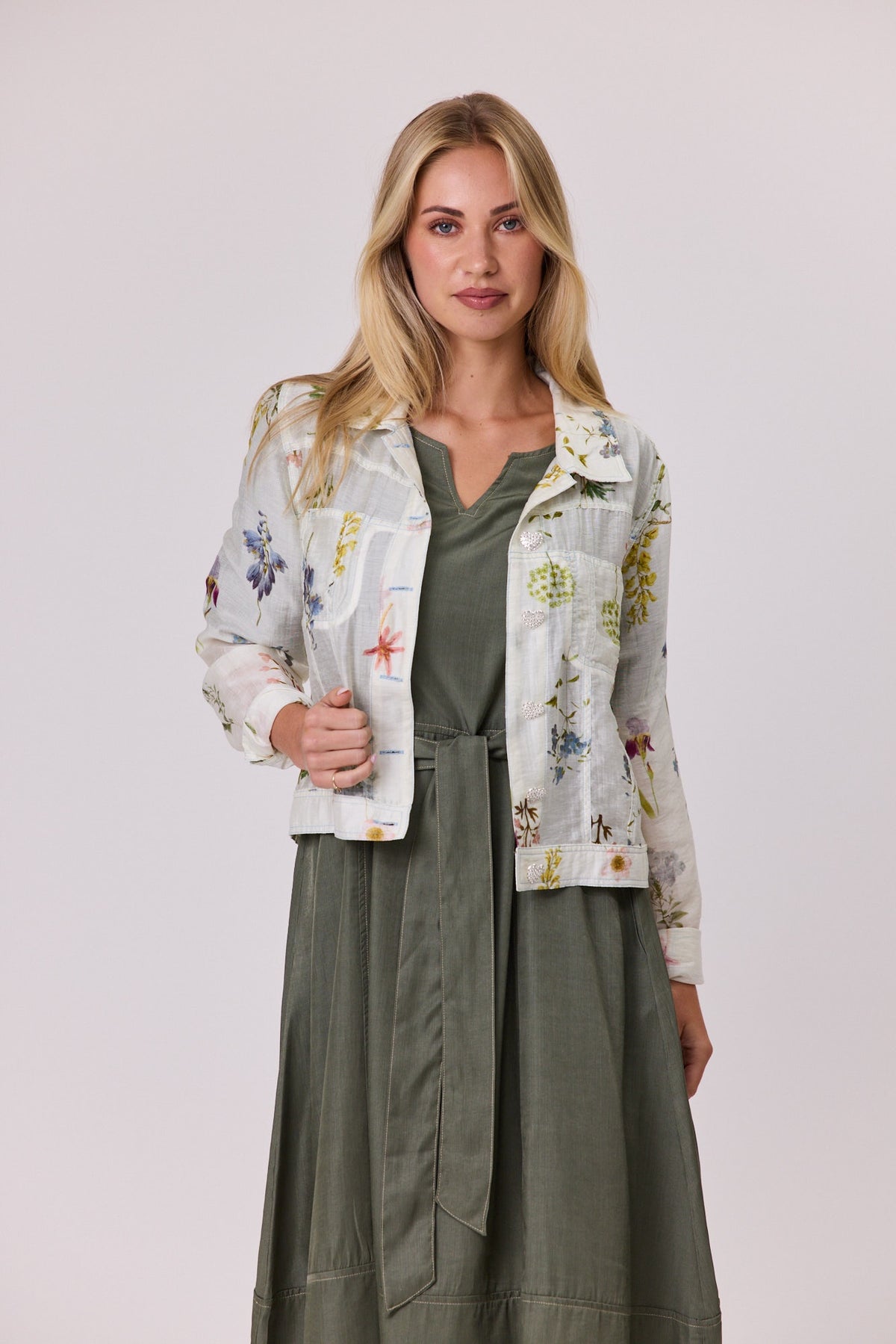 Valencia Flower Voile Jacket