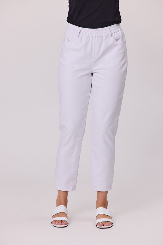Stretch Drill 7/8 Pant - White