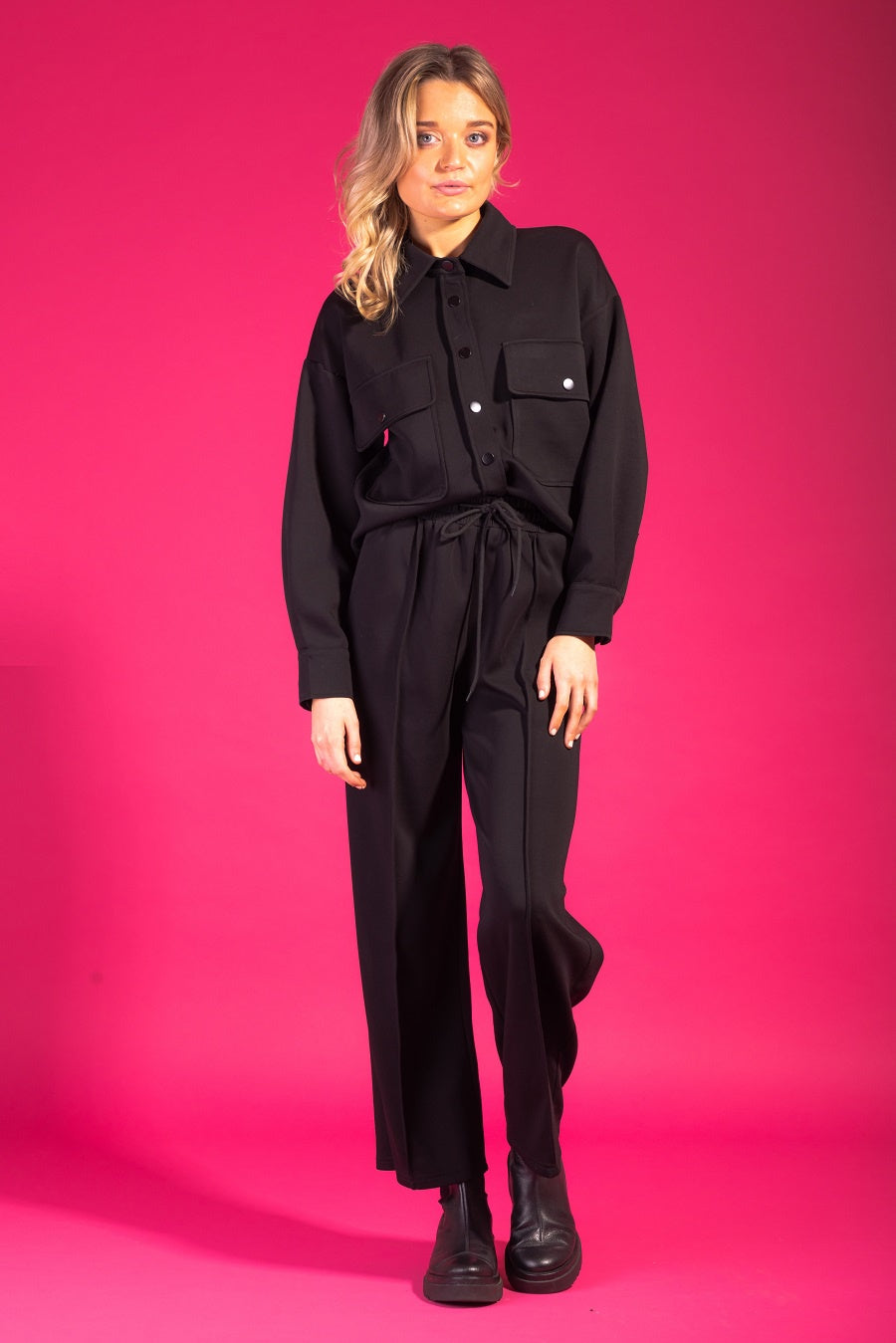 Charlene Pant - Black Cotton