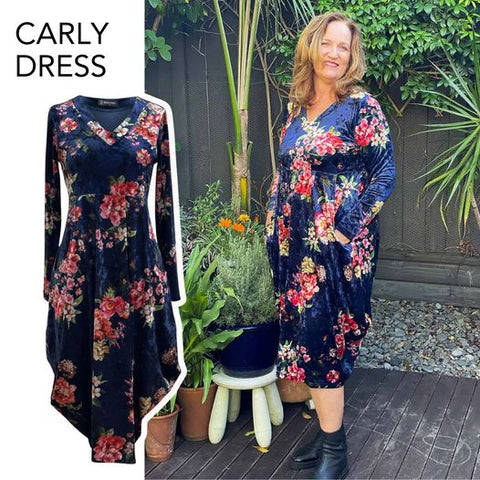Carly Dress - Ink