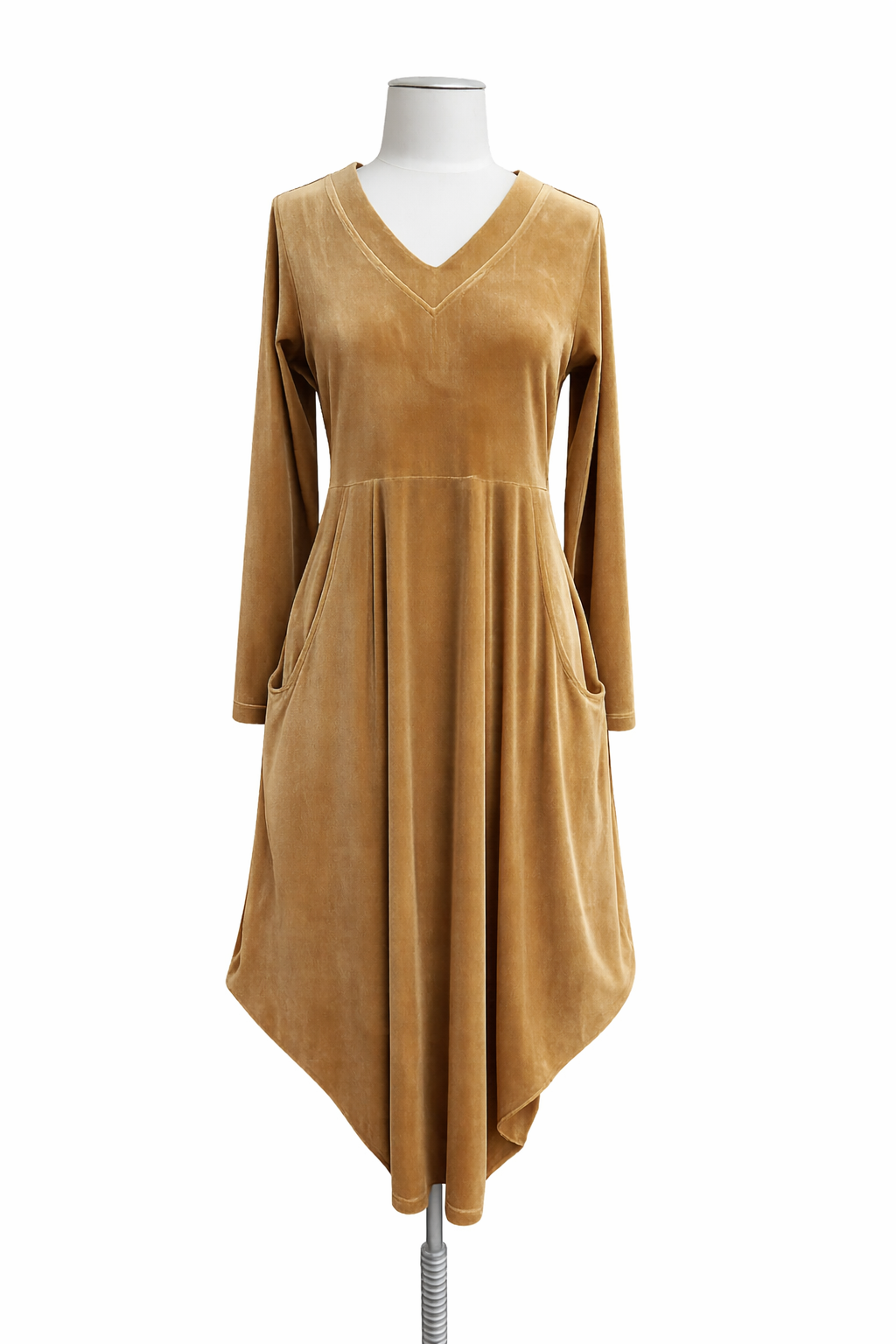 Bittermoon Velvet Carly Dress - Gold