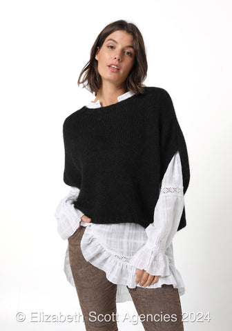Celeste Alpaca Wool Blend Vest