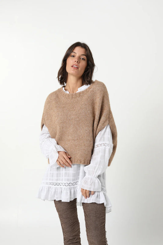 Celeste Alpaca Wool Blend Vest