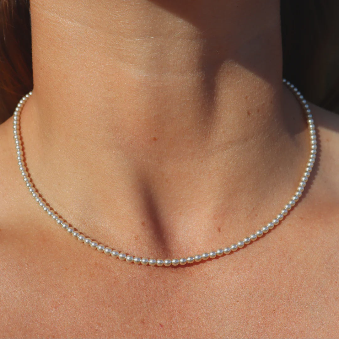 Perle-Petite Champagne Pearl Necklace