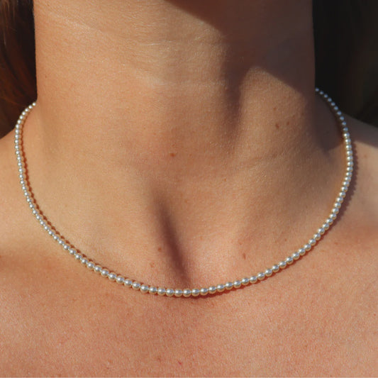 Perle-Petite Champagne Pearl Necklace
