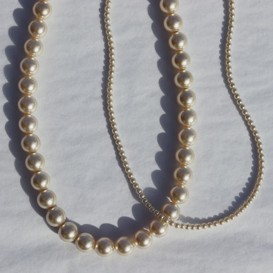 Perle - Champagne Pearl Necklace