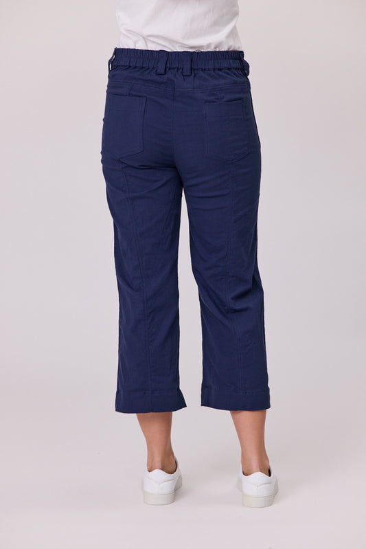 Lily 3/4 Pant - Navy