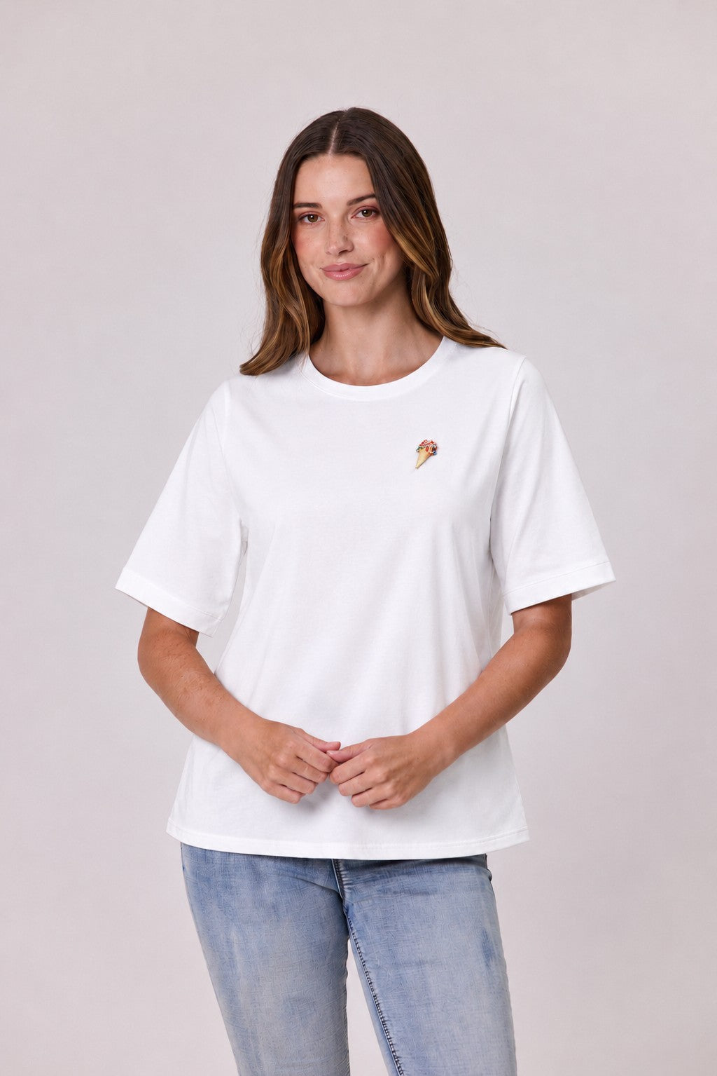 T-Shirt & Brooch.