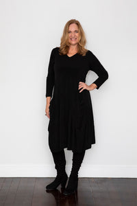 Carly Dress - Black Detail