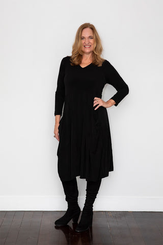 Carly Dress - Black Detail