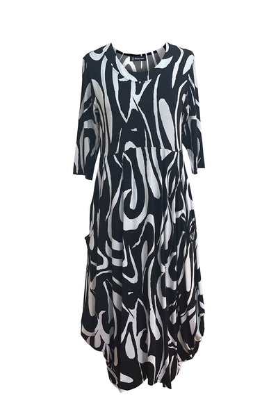Bittermoon Chloe Dress - Black & White