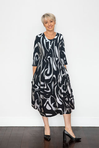Bittermoon Chloe Dress - Black & White