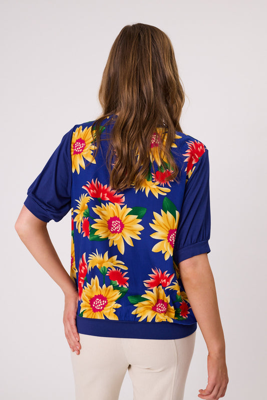 Chloe Top - Cobalt