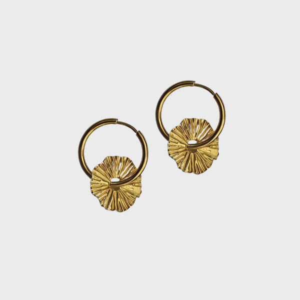 Steel Me Dee - YG Hoop Earrings