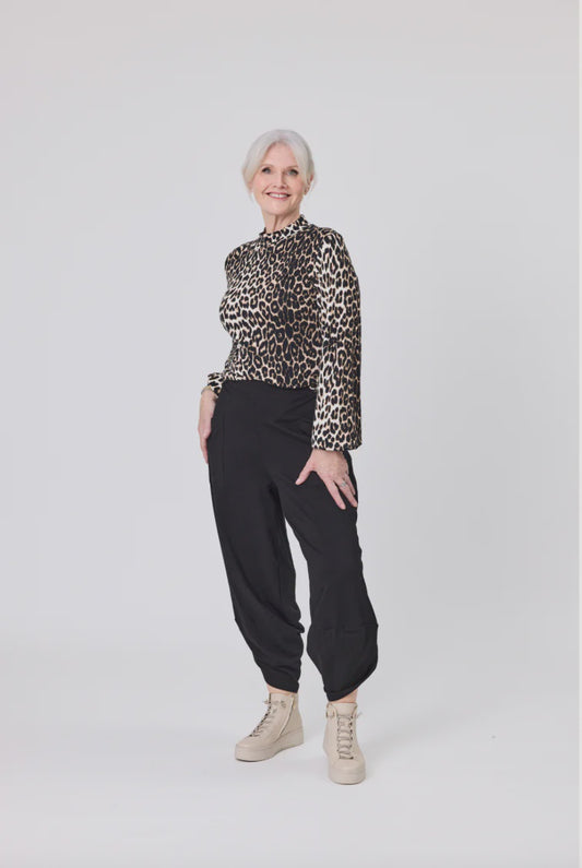Evie Top - Leopard Print