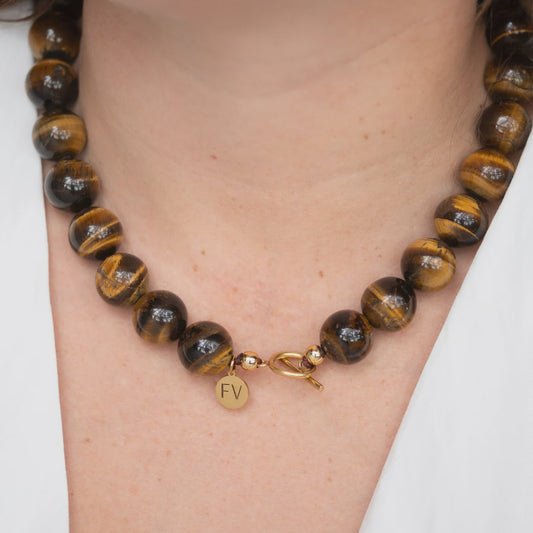 Tiger's Eye Polished Necklace