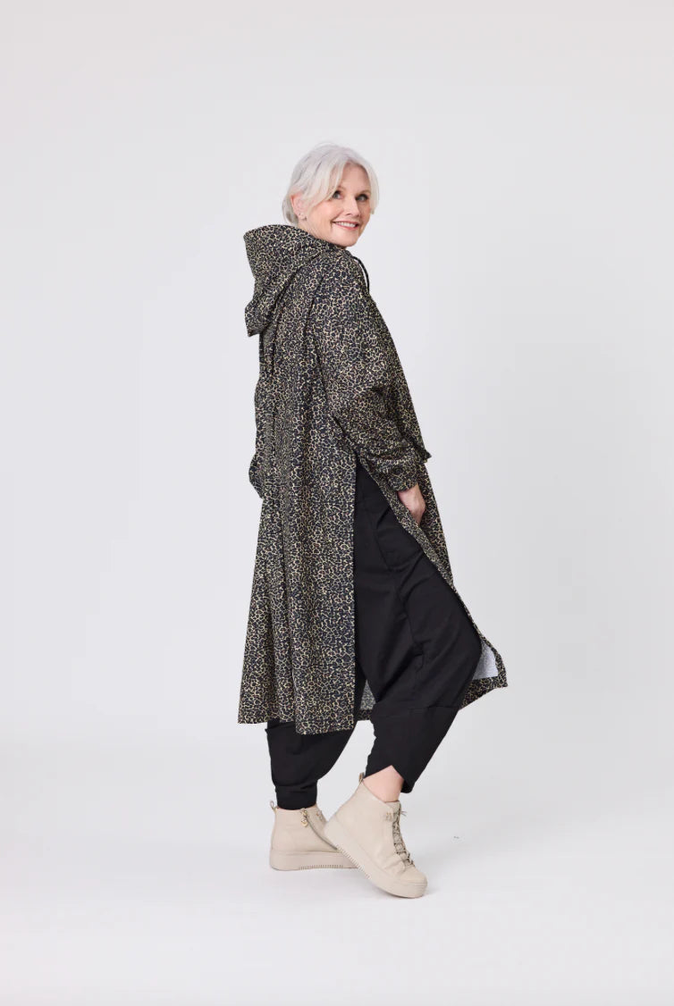 Frida Raincoat - Mini Leopard