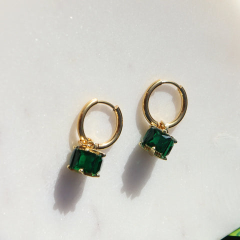 Steel Me - YG Green Lantern Earrings