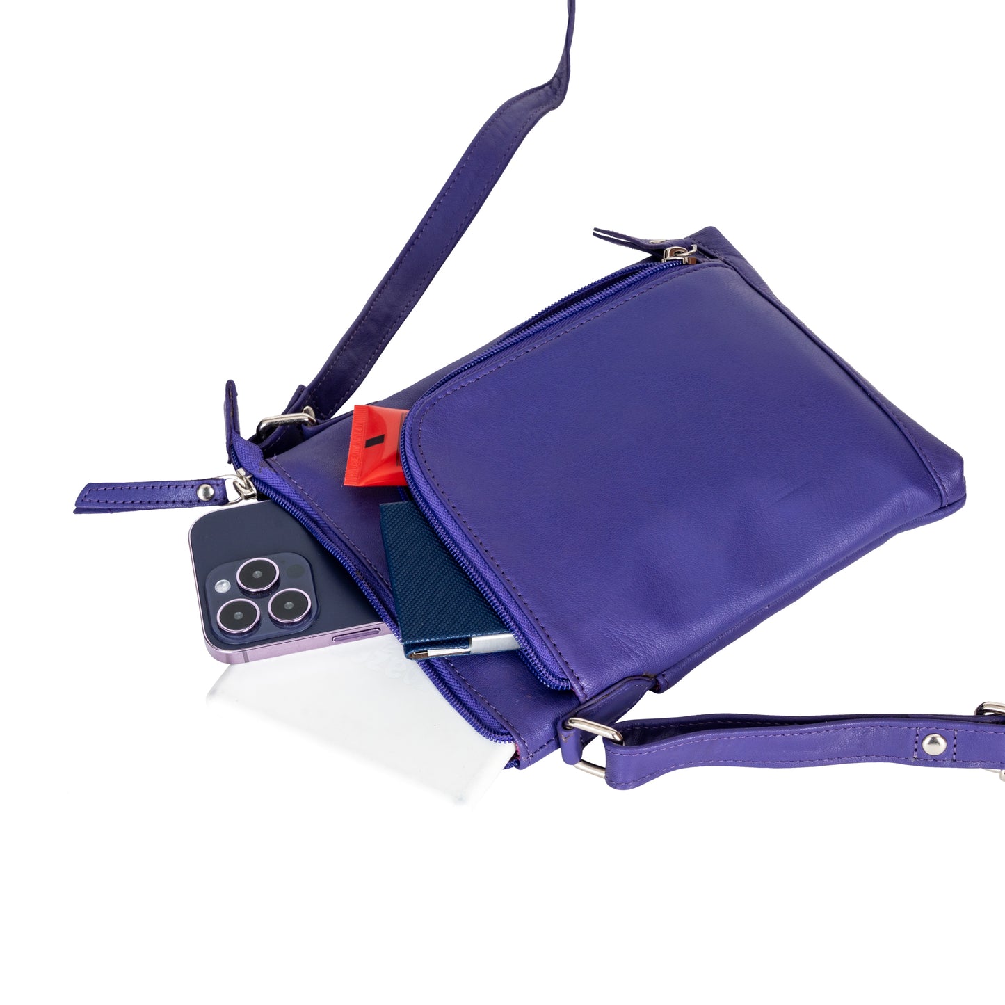 Greenwood Cross Body Bag - Purple