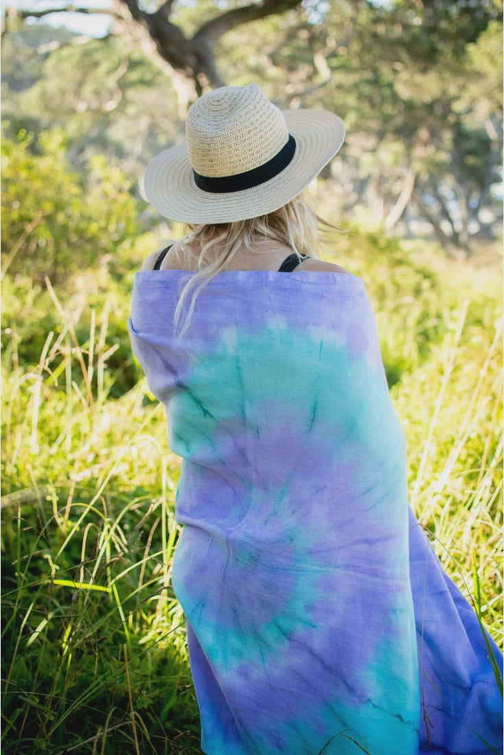 StokedNZ - TIE DYE Towel - Hunter