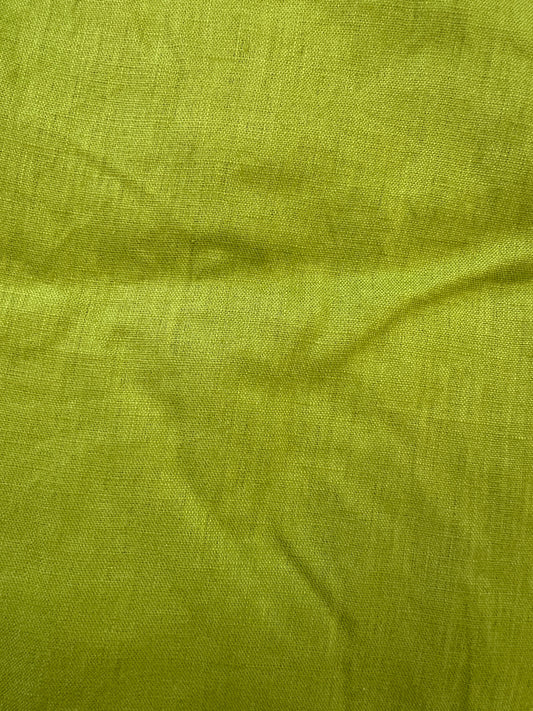 Linen Ruffle Neck Dress