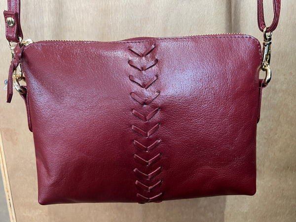 Baron Leather -"Lace Up" Bag