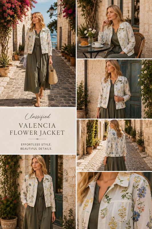 Valencia Flower Voile Jacket