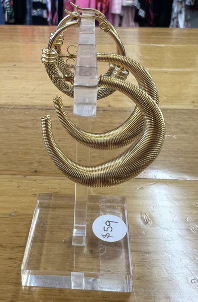 Steel Me - Spring Earrings