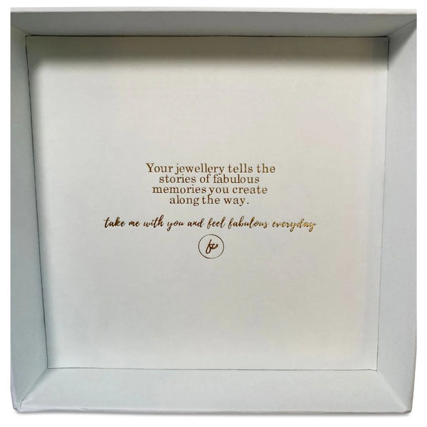 FV - White Jewellery Pouch In Gift Box