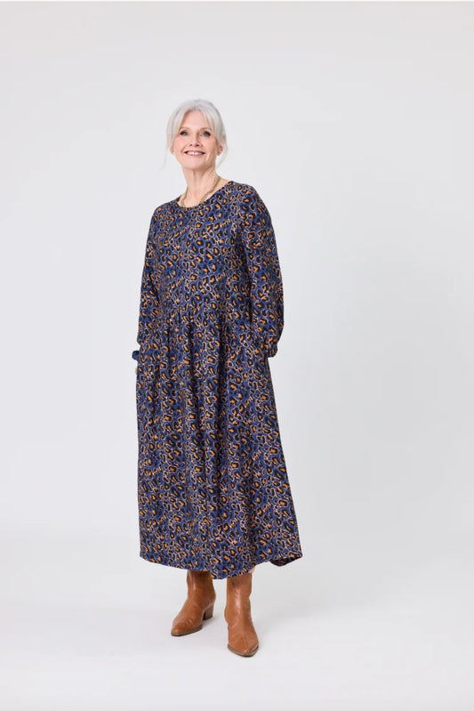 Kimmi Dress - Blue Cat