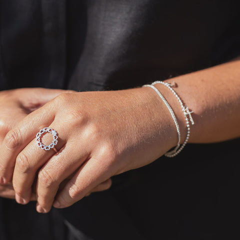 Love Goes Round Petite Chain Bracelet