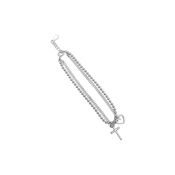 Love Goes Round Petite Chain Bracelet