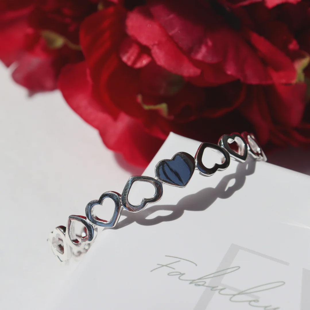 Love Goes Round Bracelet -Sterling Silver
