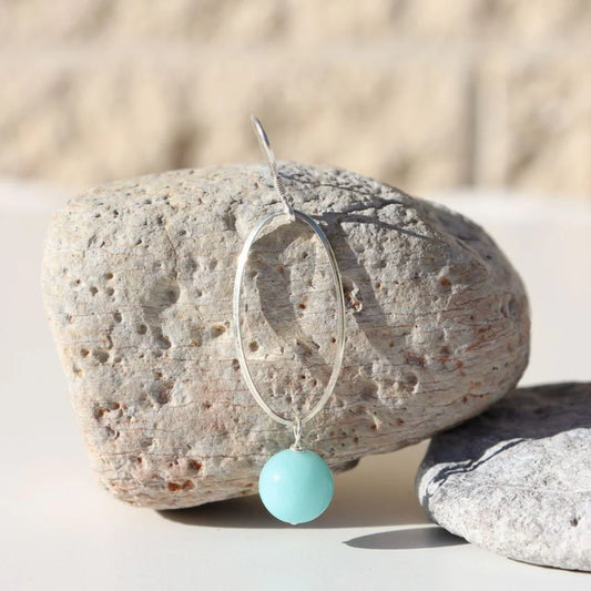 La Pierre Amazonite Earrings