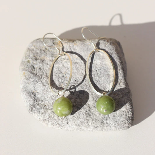 La Pierre Fuchsite Earrings